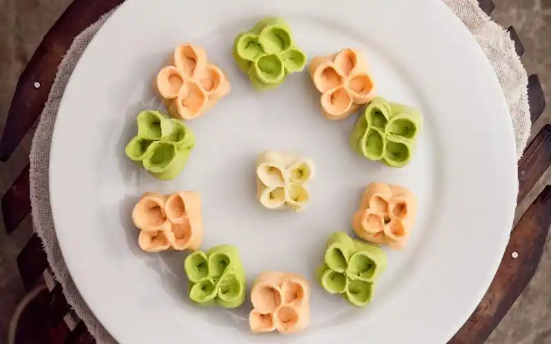 【花朵饺子】这样包饺子还是第一次见