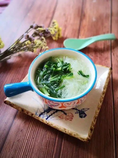 小白菜粉丝汤