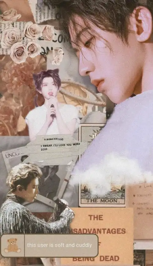 蔡徐坤拼贴壁纸~壁纸/锁屏壁纸/爱豆壁纸/无水印壁纸/手机壁纸 cr.