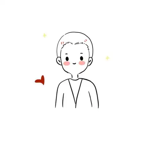 客稿小男生简笔画