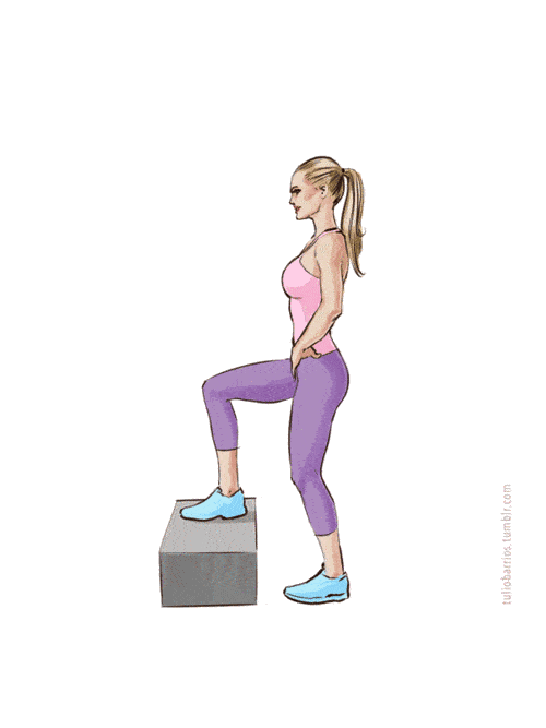 一组必须收藏的健身动态动作图!