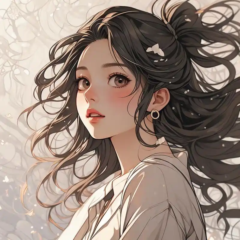 可爱动漫女生头像,萌化你的少女心94