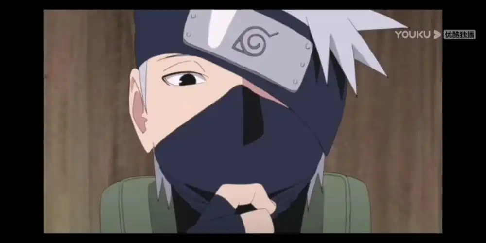 火影忍者疾风传#摘了面罩后的卡卡西颜值