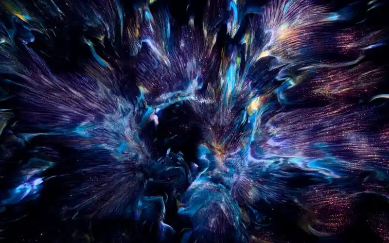 【4k hdr】令人震撼的水墨色彩 | 流体视觉艺术