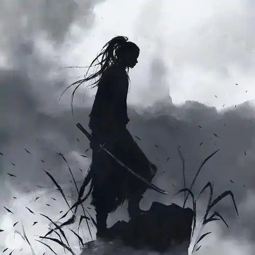 黑白古风男头像这次不丧了