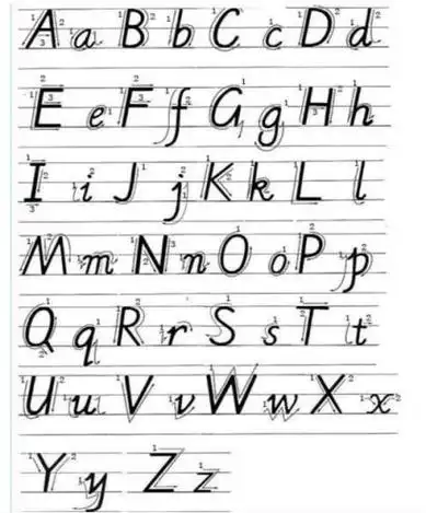 小学生字母表正确读法(26个大写字母读音)-恰卡网