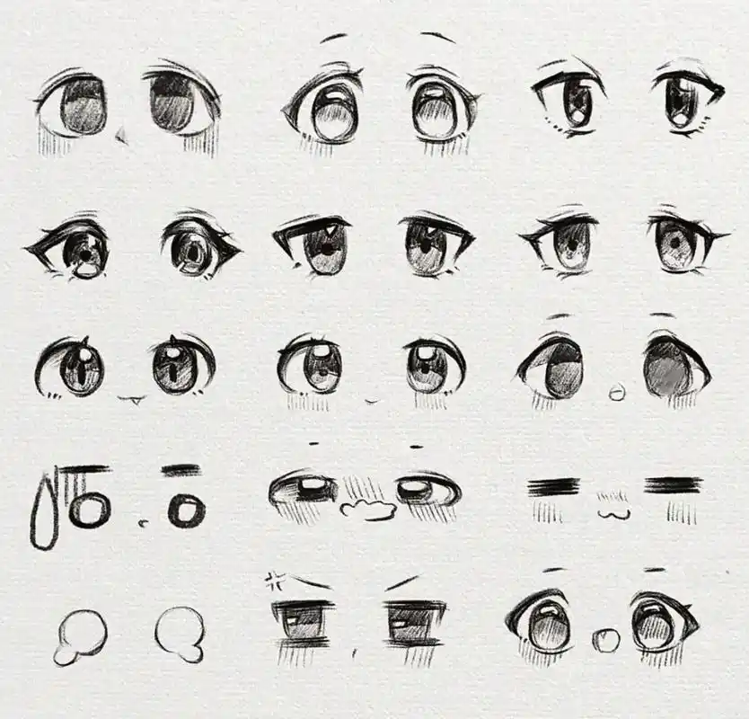 眼睛素材 #绘画  - 抖音