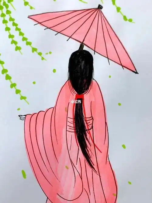 古风美人第一弹简笔画简笔画教程一起学画画古风美人古风绘画