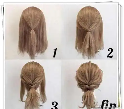 齐肩短发怎么扎好看又简单图9