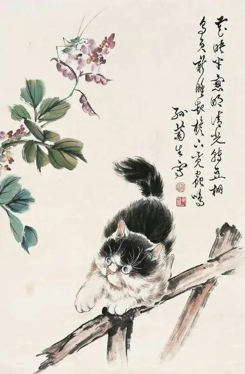 人称"画猫之王"孙菊生先生