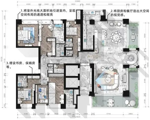 莫川新作壹方玖誉丨389m05顶级大平层既绅士又有温度的家