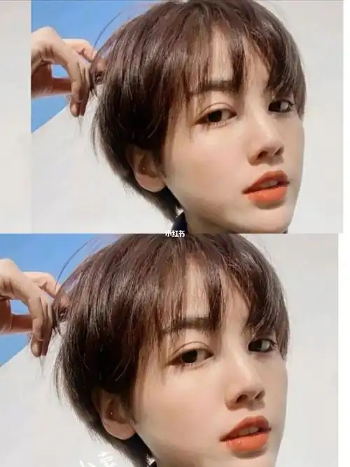 谁剪谁好看的女生英气十足的好打理短发之一