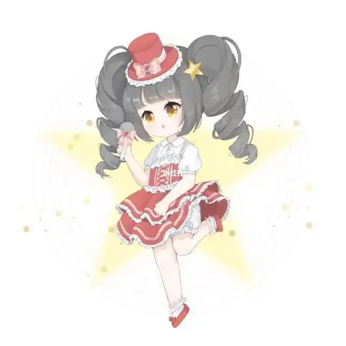 sai板绘  #可爱卡通人物  #q版  #q版人物 #qq人  #q版全身