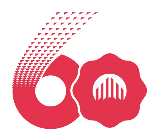 矢量粉色60数字