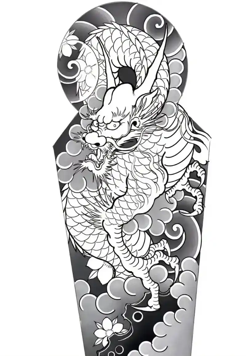 纹身图案手稿 #手稿分享 #纹身刺青 #日式老传统 #纹身 - 抖音