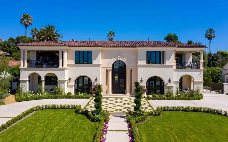 位于加州帕洛斯弗迪斯庄园的一座豪华地中海风格别墅|816 paseo del m