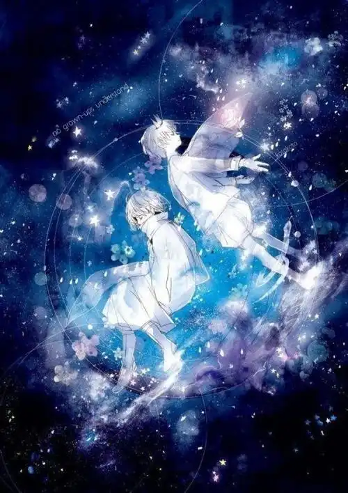 动漫_二次元_插画_梦幻_星光_蓝色_小清新_群头像_组图头像_套图头像