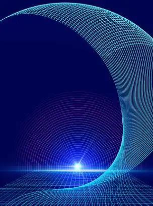 科技海报背景线条蓝色简约商务大气公司企业