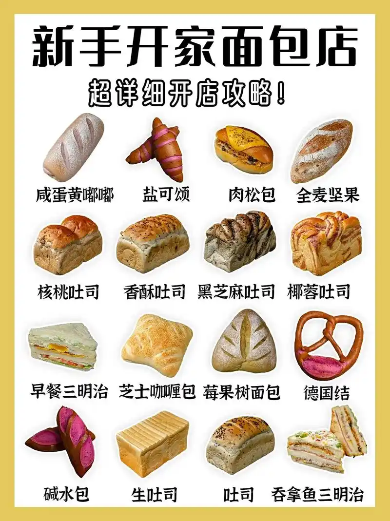 小白从0-1开家面包店|超详细攻略大公开.很多小白想过年以后 - 抖音