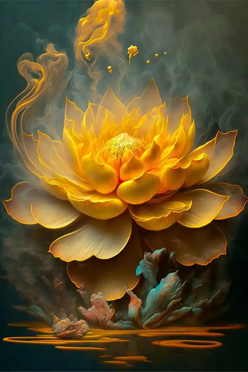 壁纸 花 油画 桌面 1024_1536 竖版 竖屏 手机