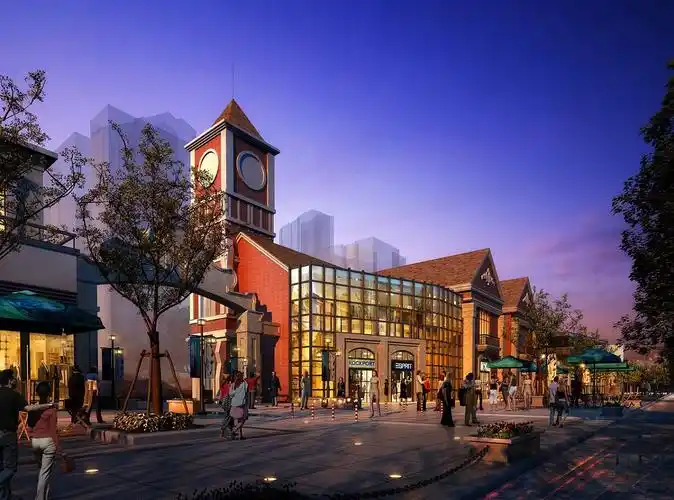 商业街室外效果图