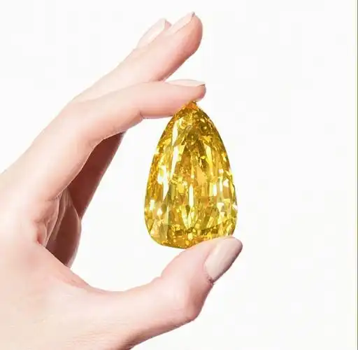 全球最大内部无瑕钻石303ct黄钻