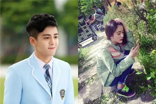 图青春最好时正在拍摄中曾舜晞与张雪迎表达青春主张