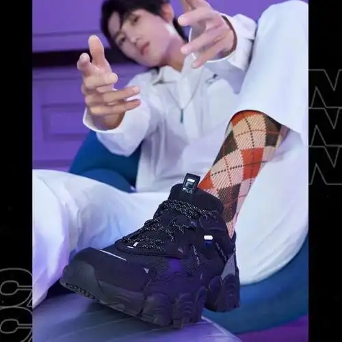 斐乐(fila) 【蔡徐坤同款】 潮牌猫爪3代老爹鞋增高透气运动情侣跑鞋