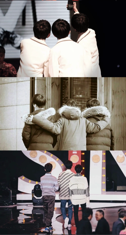 tfboys那些年三小只的背影合集