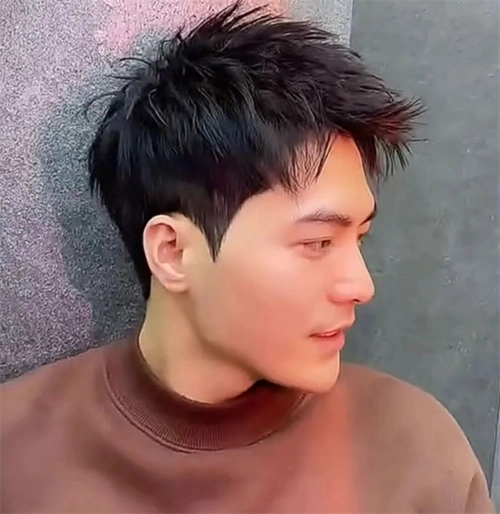 男生摩根碎盖头 个性韩式帅短发_男士短发 - 美发站