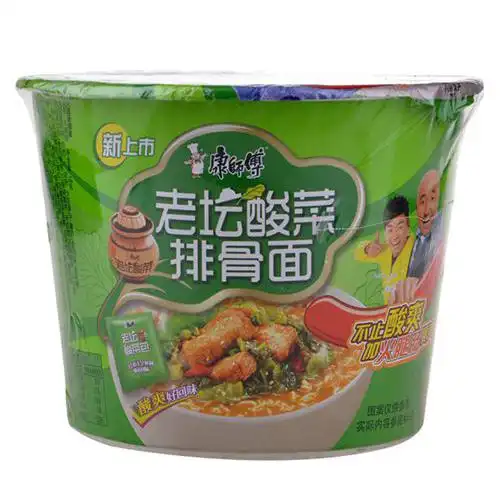 康师傅老坛酸菜排骨面128g