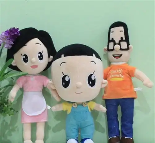 大头儿子一家三口毛绒娃娃公仔儿童生日礼物宝宝睡觉安抚玩具