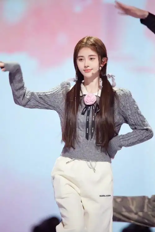 鞠婧祎跨年彩排花絮图##鞠婧祎浙江跨年彩排花絮图##鞠婧祎浙江卫视