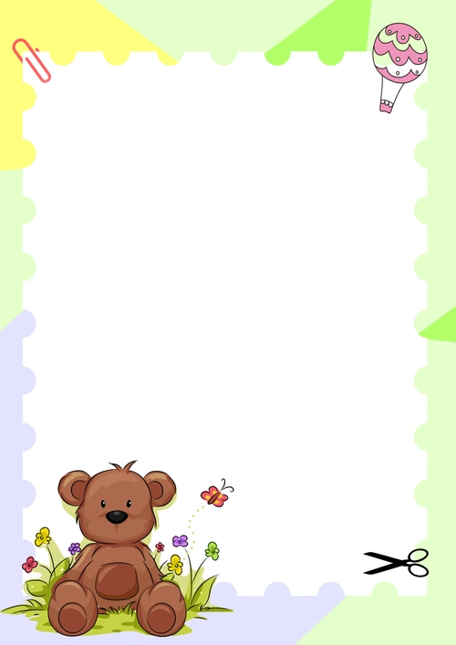 小学生档案成长记录封面背景素材 (1)