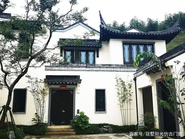 徽派建筑仿古门窗,古今交叠诗意温婉「冠墅阳光」