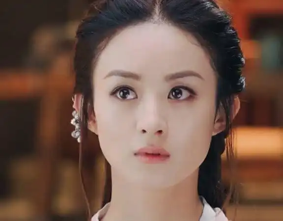 赵丽颖留过的5个中分造型除了玉无心她最让人惊艳