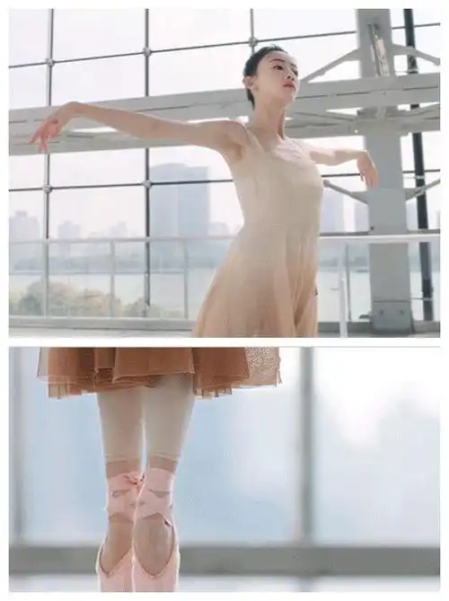 30岁吴谨言跳芭蕾舞,绷脚的那一刻,才知9年舞龄的实力