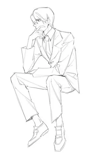 之前摸的西装月