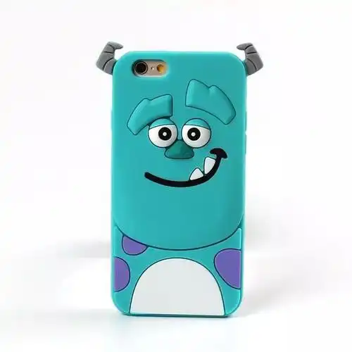 适用于iphone7f7f9a3s怪兽大学毛怪怪兽蓝毛怪硅胶手机保护壳