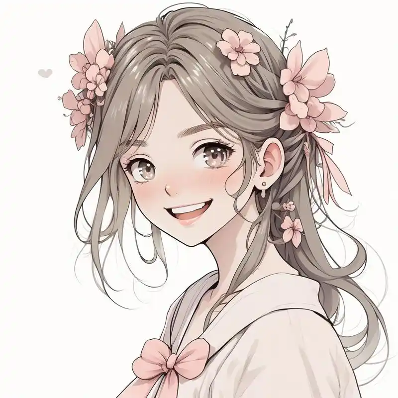 卡通风格女孩头像96可爱甜美 卡通风格的女孩头像来啦!