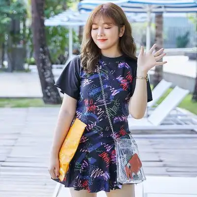 胖妹妹泳衣图片