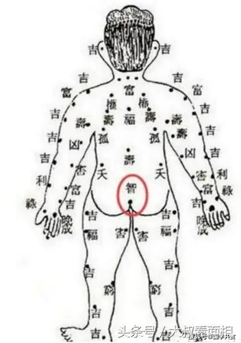 好痣长在后背哪些地方