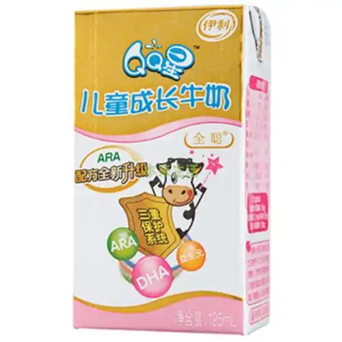 伊利qq星儿童成长奶全聪型20*125ml