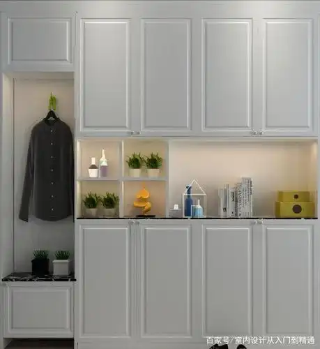装修鞋柜设计图,从此装修很轻松!