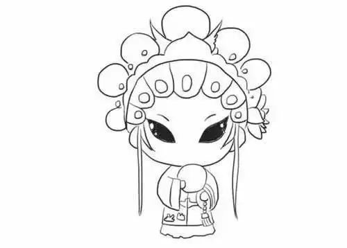 戏剧人物绘画教程 q版人物简笔画