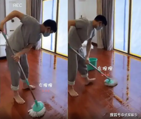 最接地气天王!60岁刘德华赤脚拖地,着装清爽犹如年轻小伙_华仔_动态_