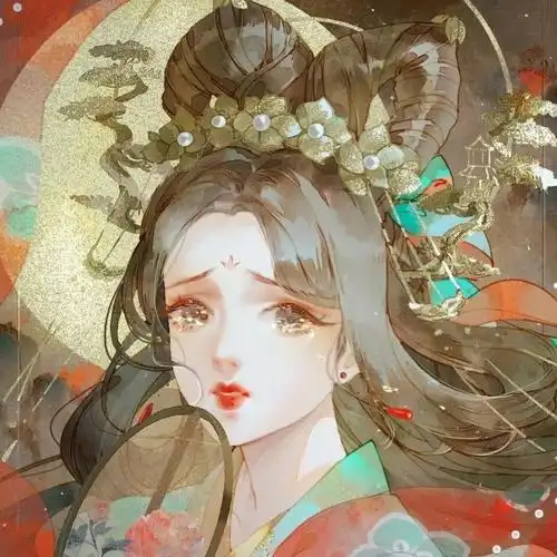 云端古韵2之忧郁少女|绝美古风头像