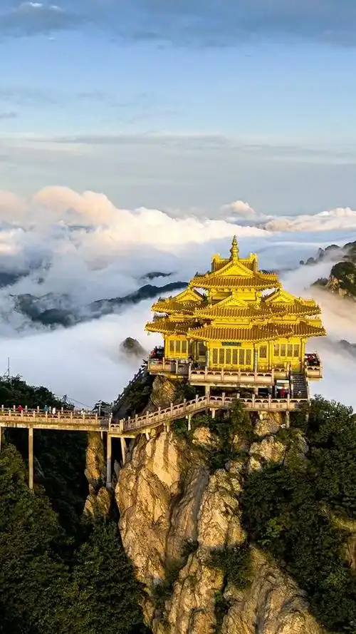 这是世界上,唯一能走上去的天宫仙境