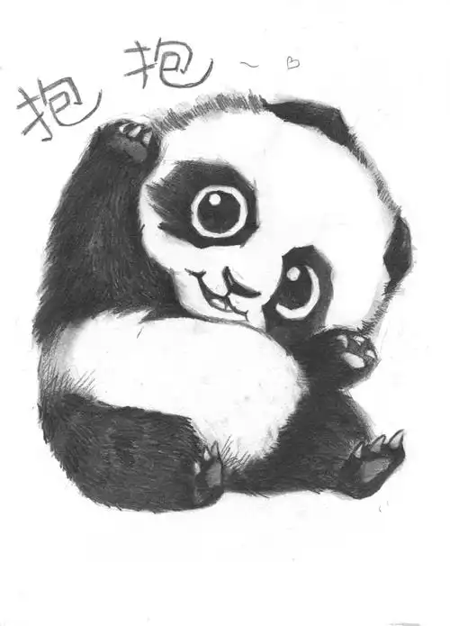 动物素描系列之       一直以来很喜欢素描,每当下班回家觉得累时,画