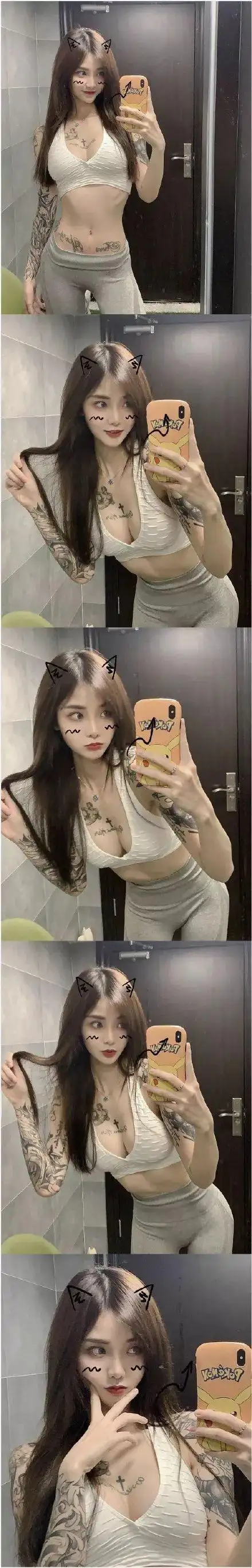 抖音纹身女神火了当看清她侧面的纹身后网友这谁敢娶啊